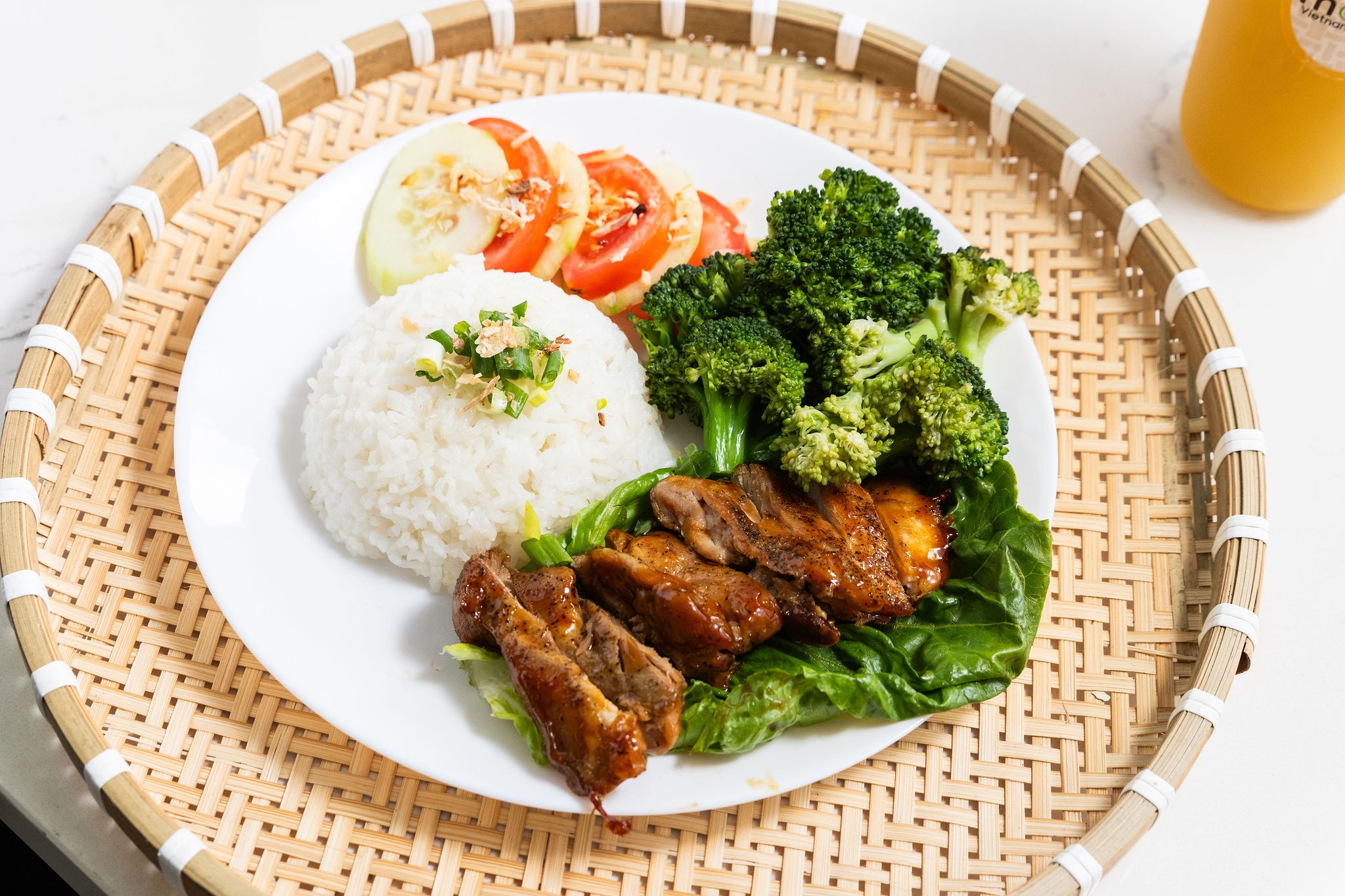 Lemongrass Chicken Rice Bowl.