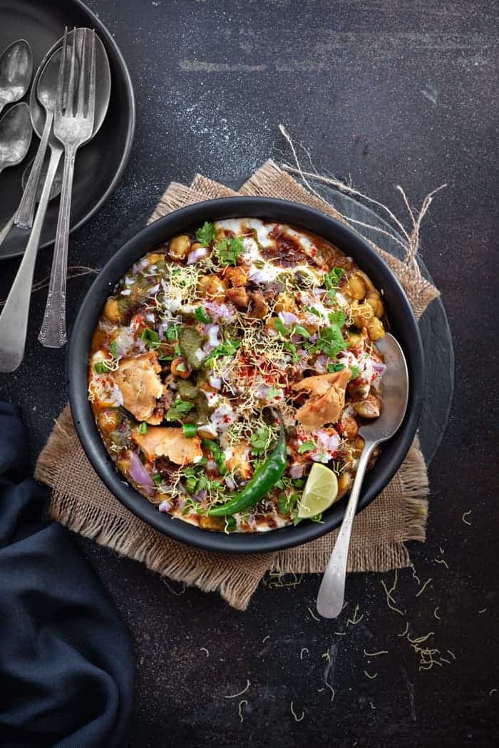 Samosa Chaat.