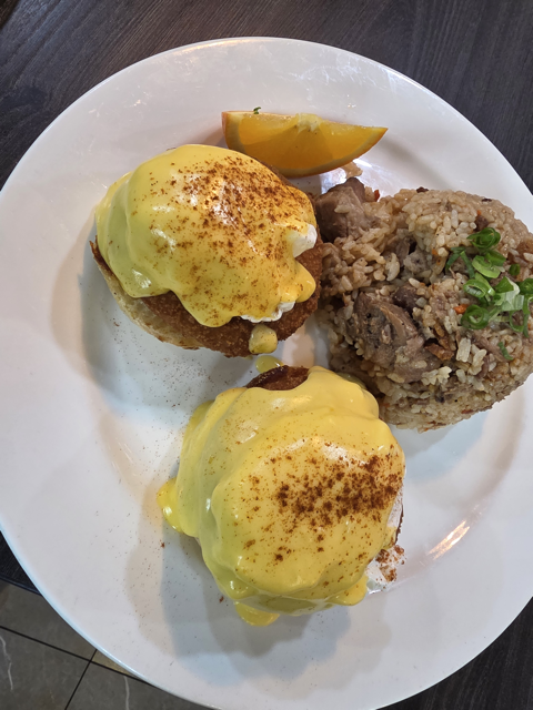 Cajun Ahi Benedict.
