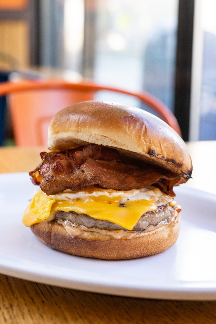 Breakfast Burger.