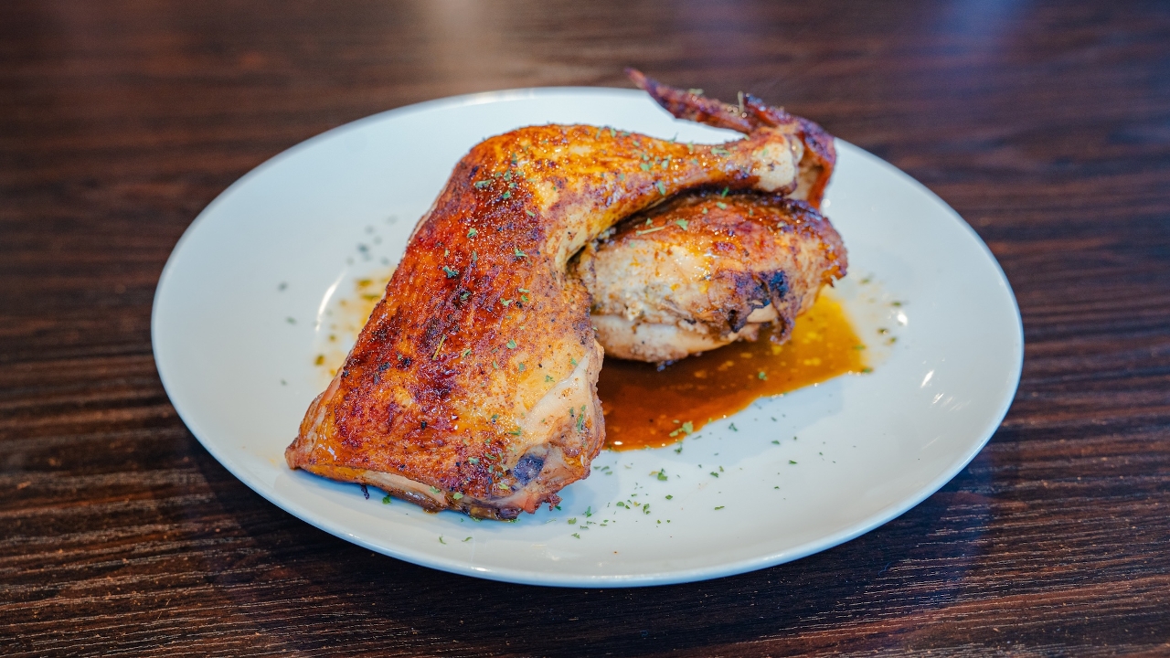 (2) BAKED CHICKEN.
