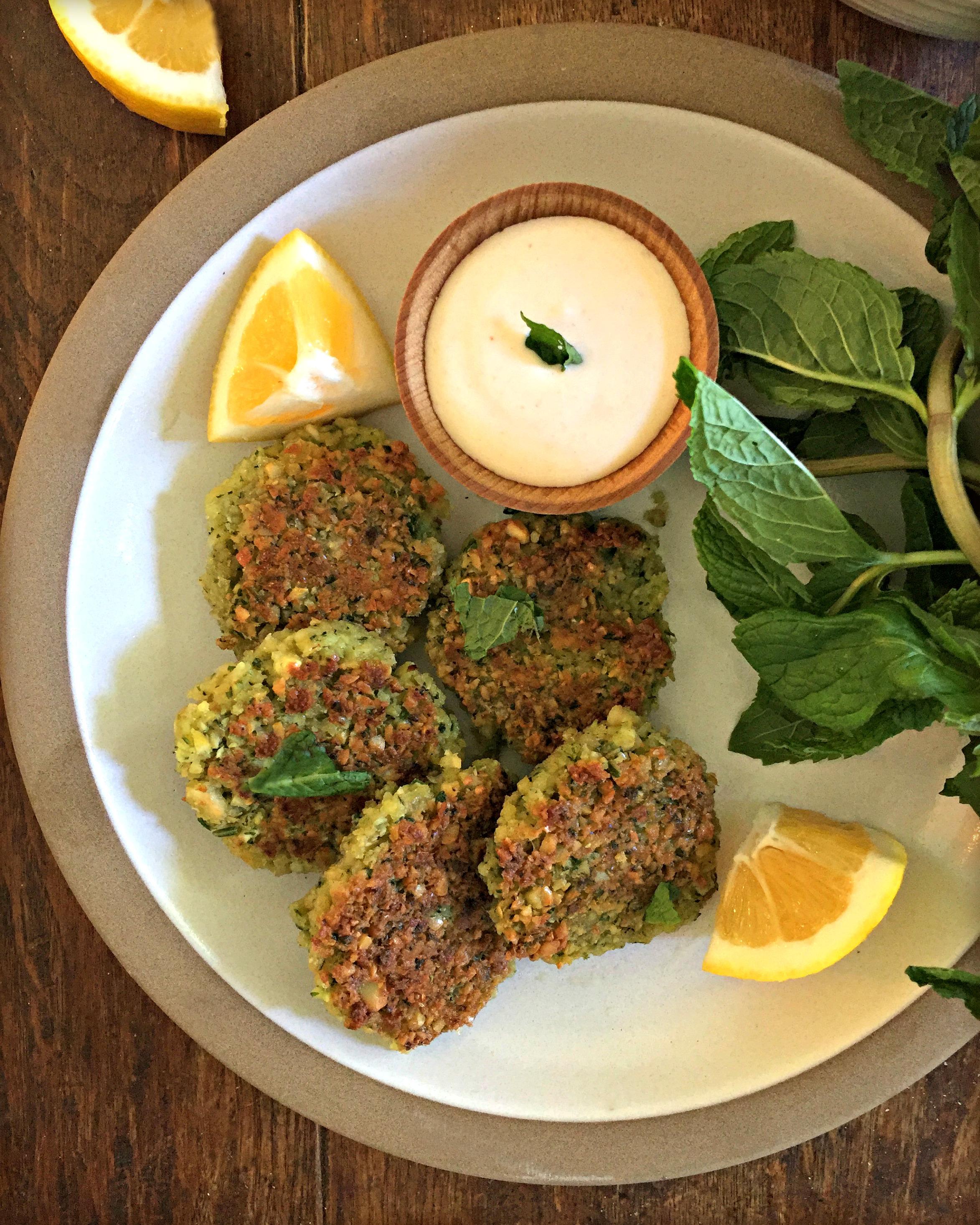 FALAFEL FRITTERS (VE) (VG).