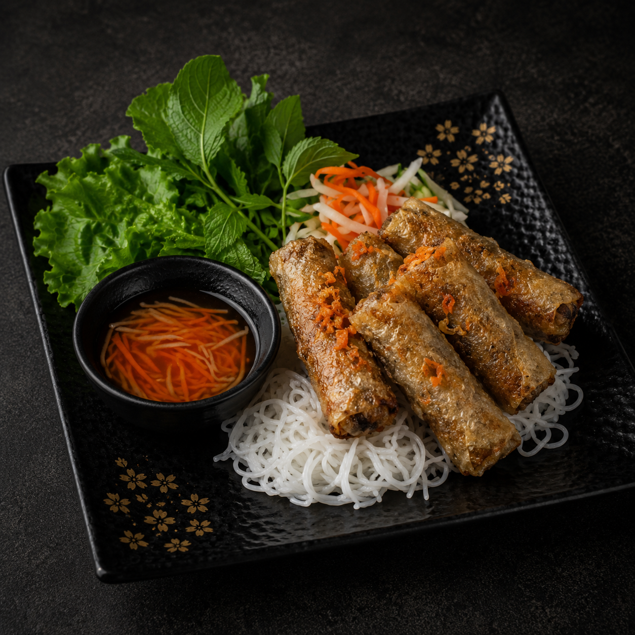 [12A] Traditional Vietnamese Egg Rolls.