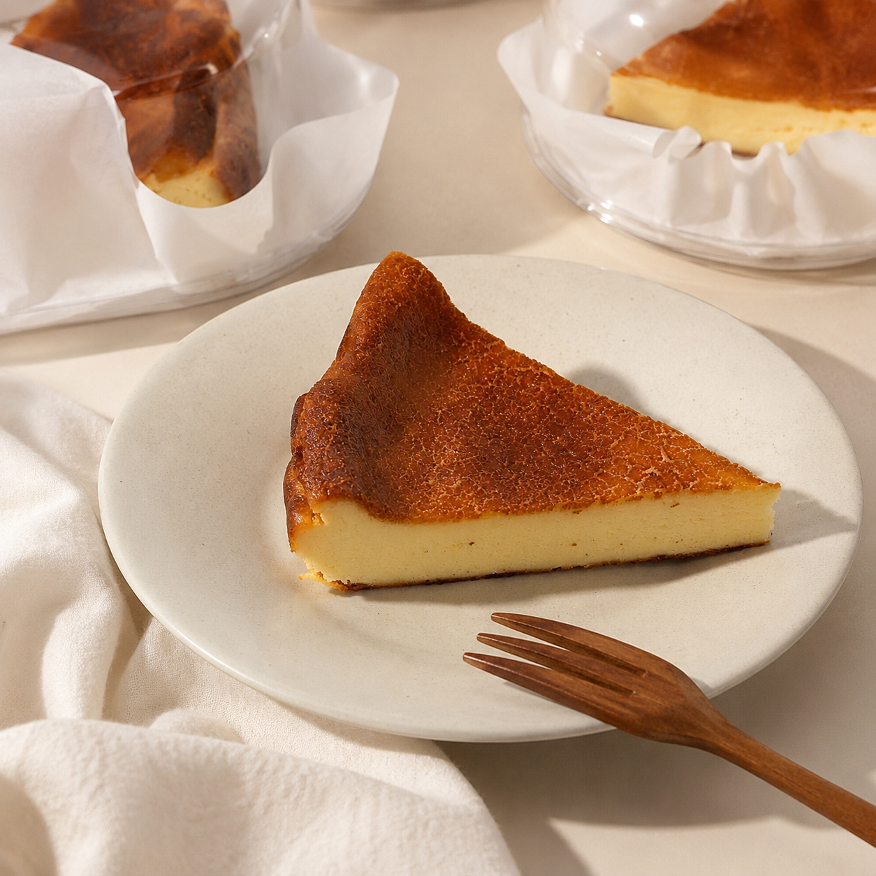 Basque Cheesecake.
