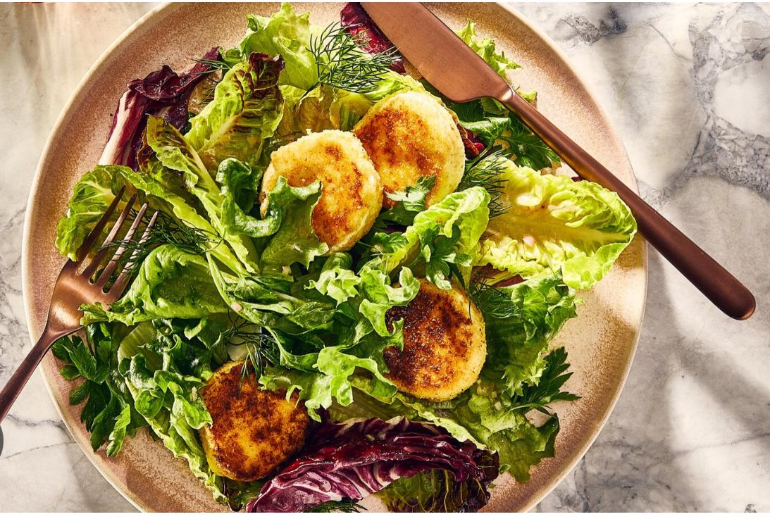 Raspberry Goat Cheese Salad.
