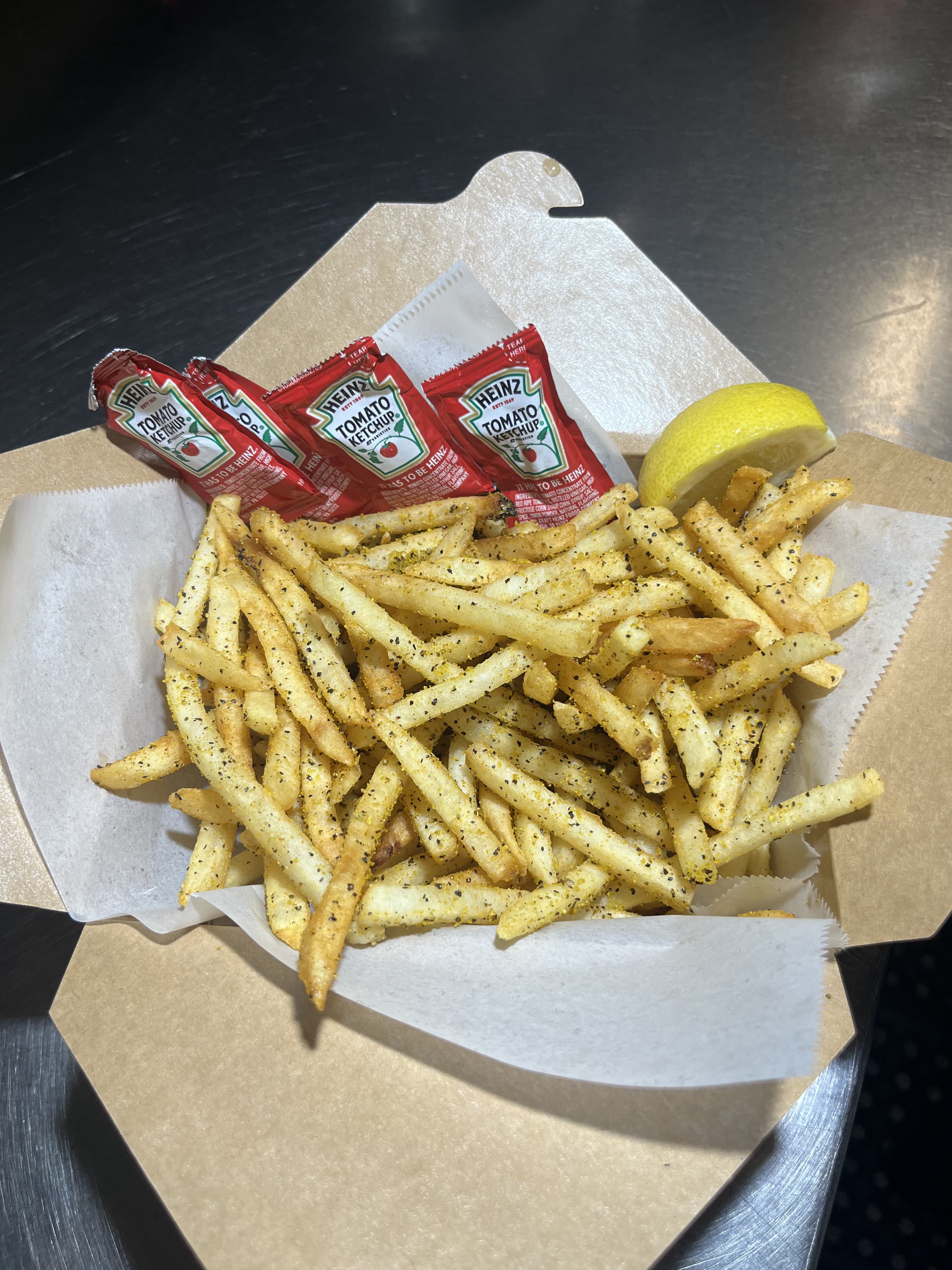Lemon Pepper Fries.