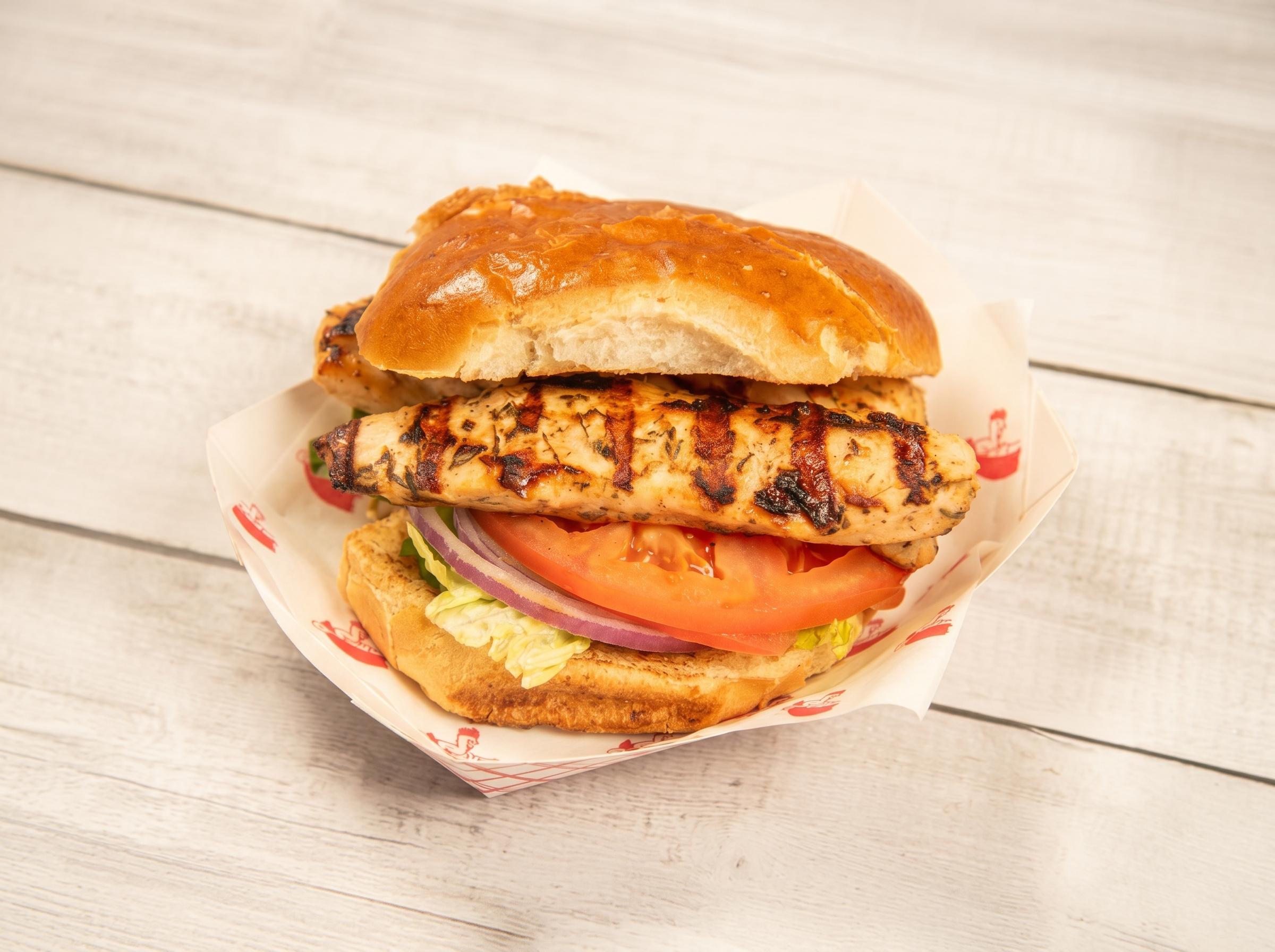 Grilled Chicken Sandwich.