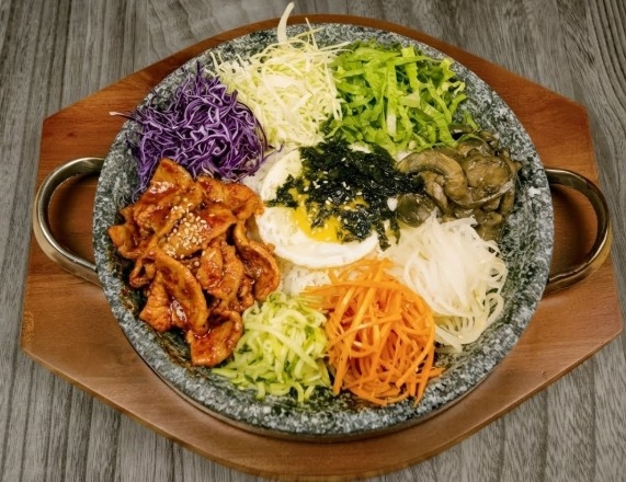 Spicy Pork Bibimbab.
