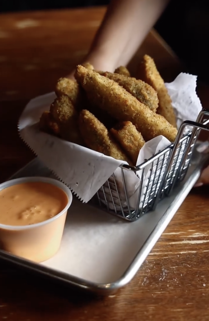 Fried Pickle Spears.