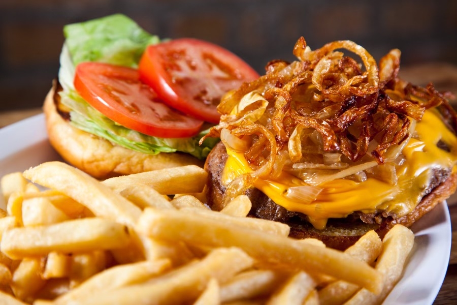 Ja'Mal’s Turkey Burger.