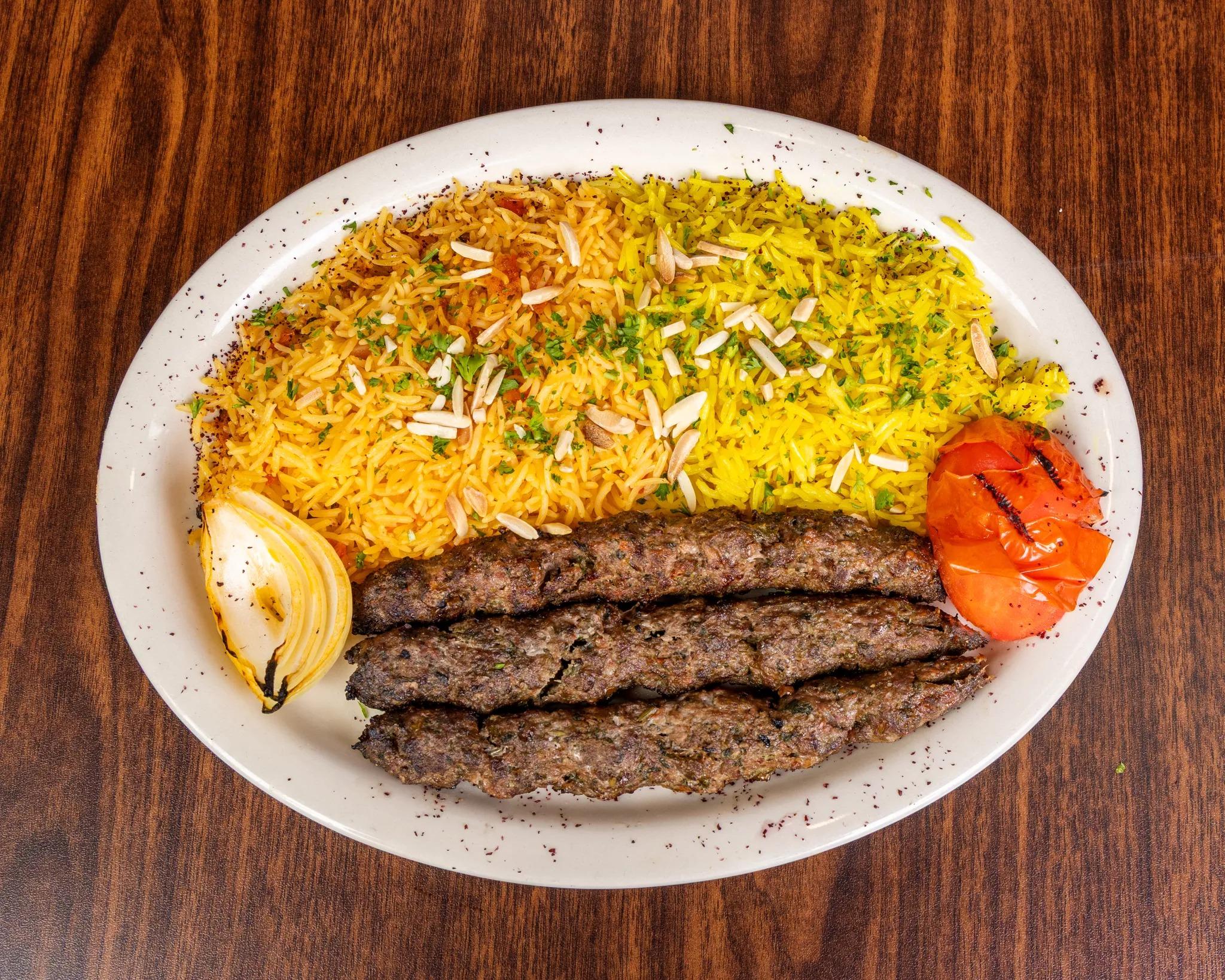 Shish Kabab Platter.