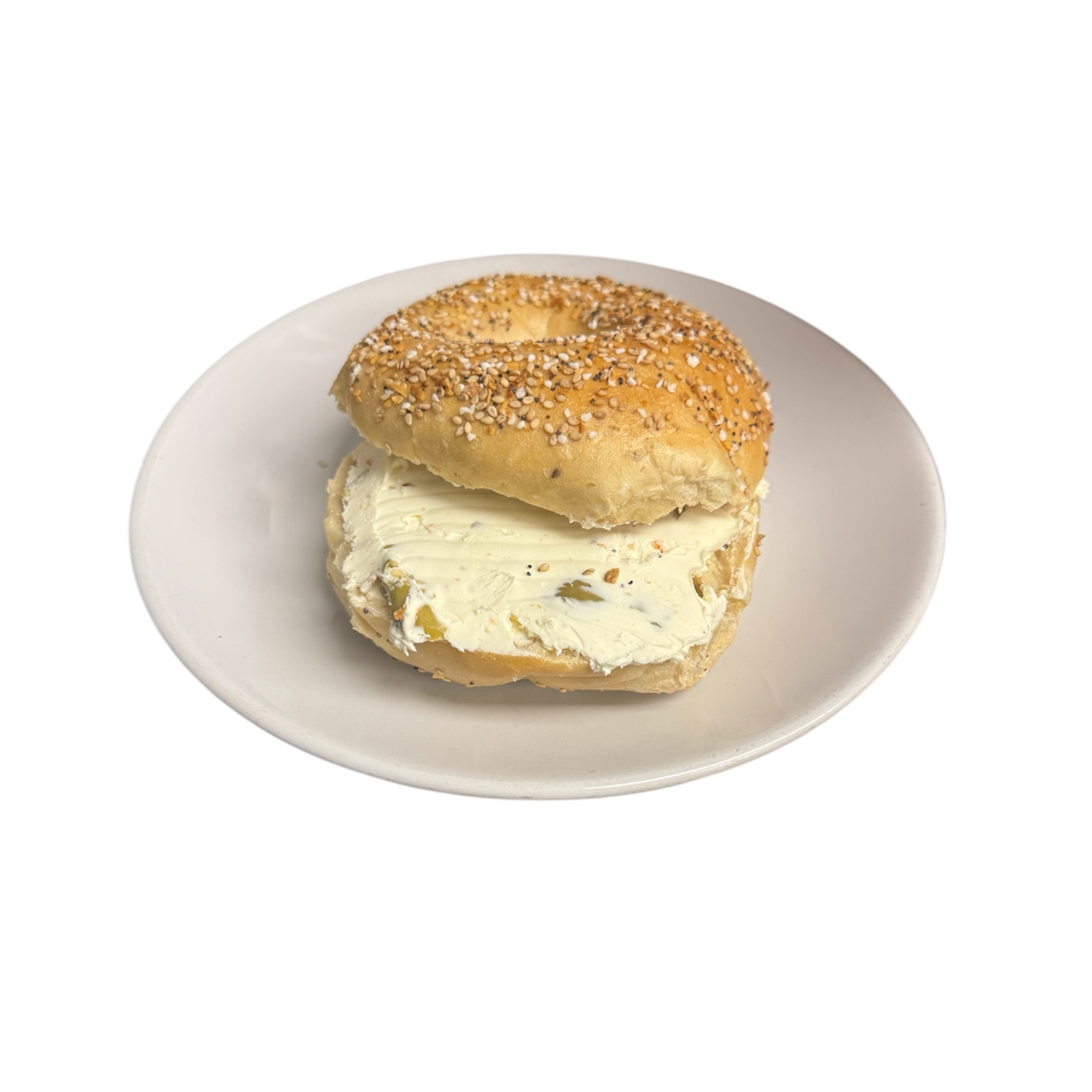 Olive Cream Cheese Sandwich.