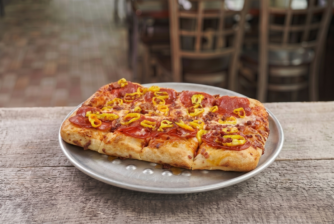 *Deep Dish Pizza.