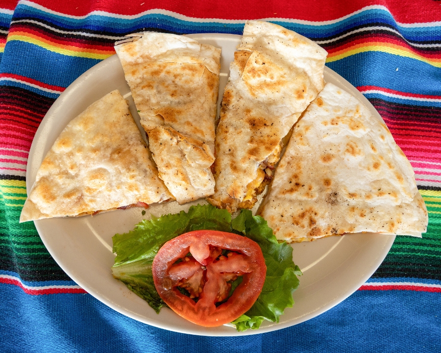 Half Breakfast Quesadilla.