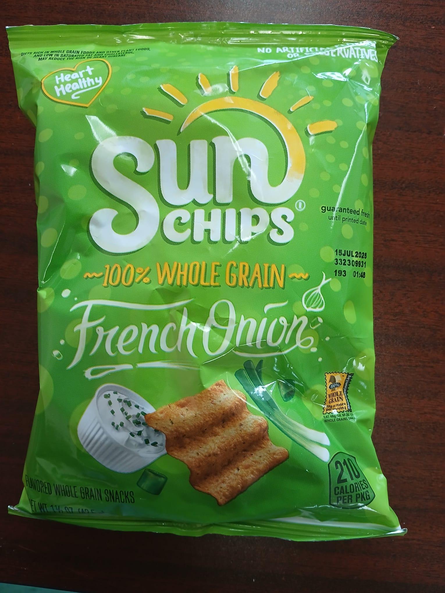 French Onion Sun Chips.