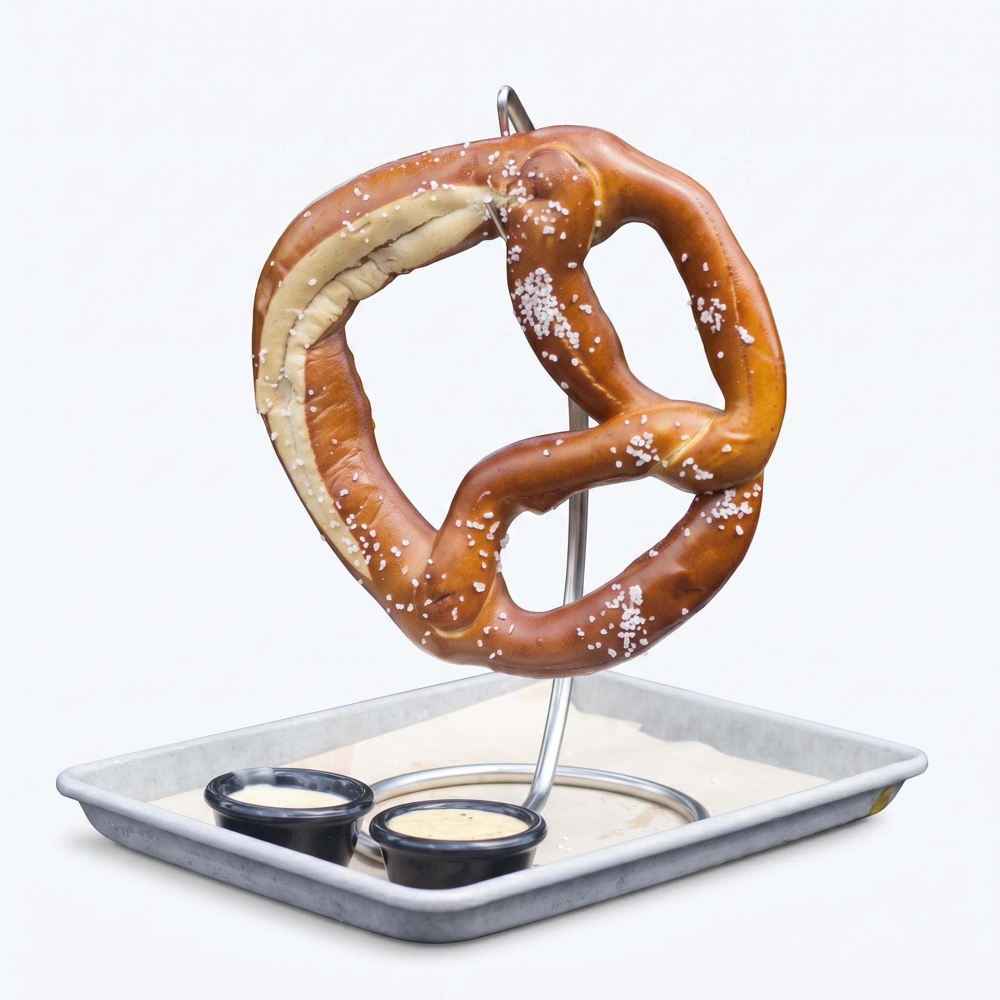Giant Bavarian Pretzel.