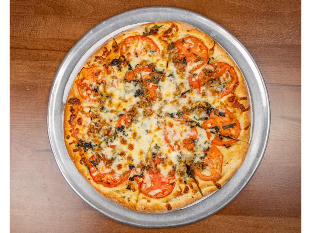 Large Garlic Lovers Pizza.