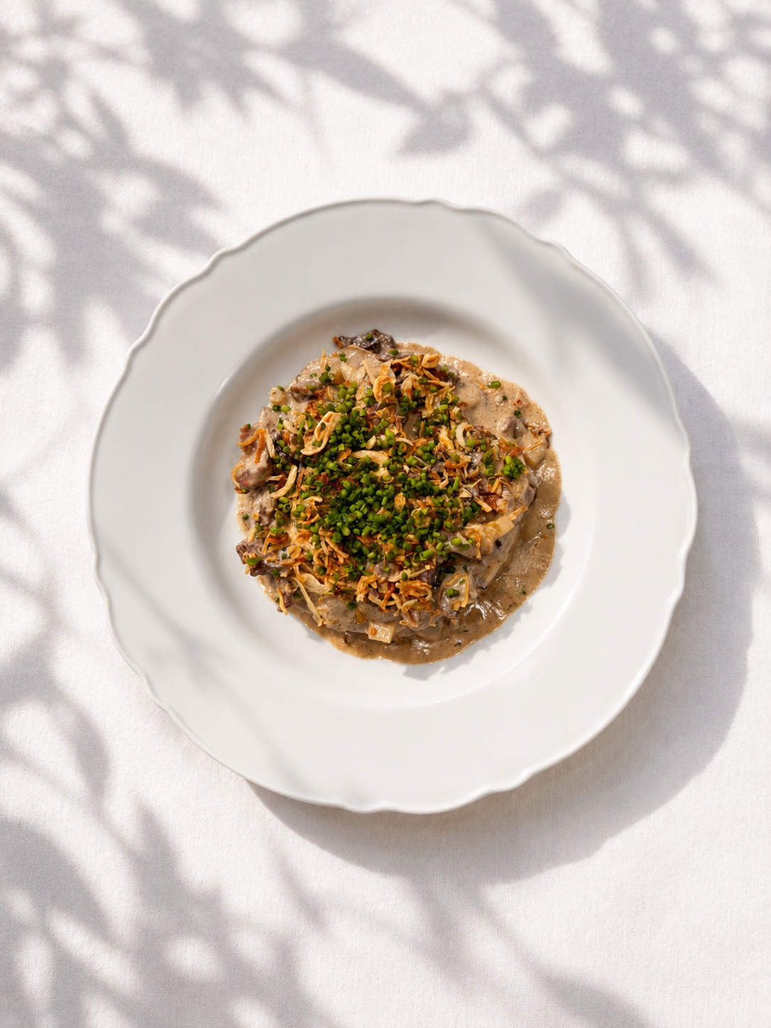 Beef Stroganoff.