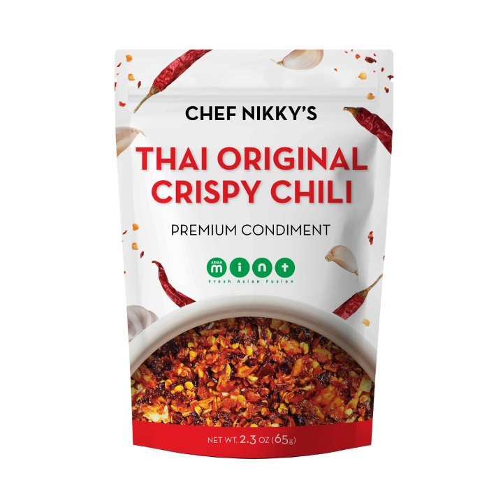 CHEF NIKKY’s Thai Crispy Chili - ORIGINAL - Pack (65 grams).