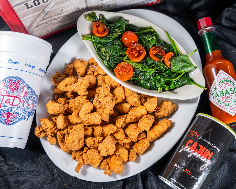 Fried Alligator Platter.