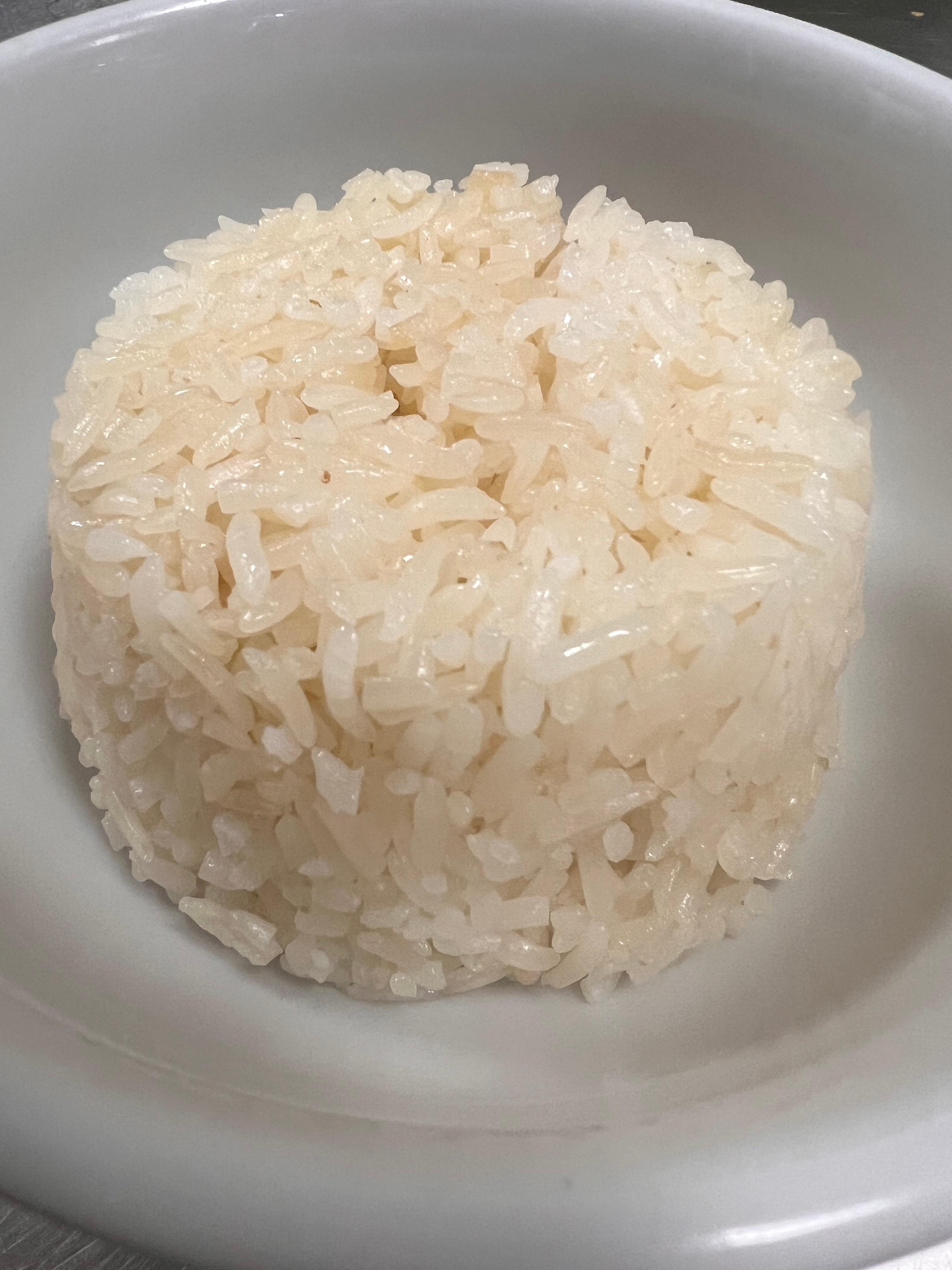 WHITE RICE.