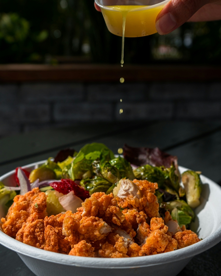 Chicken Tender Salad.
