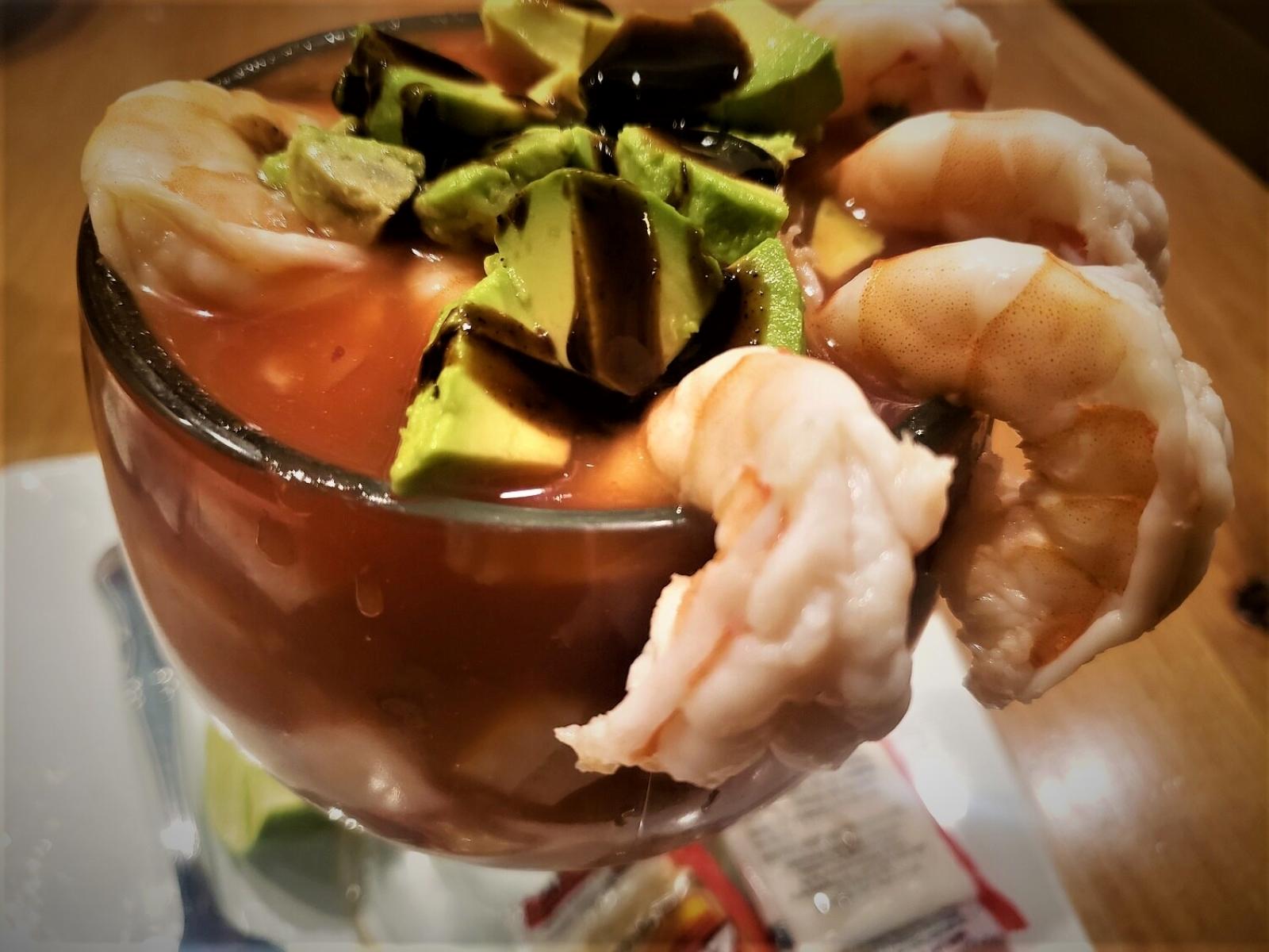 Mexican Shrimp Cocktail.
