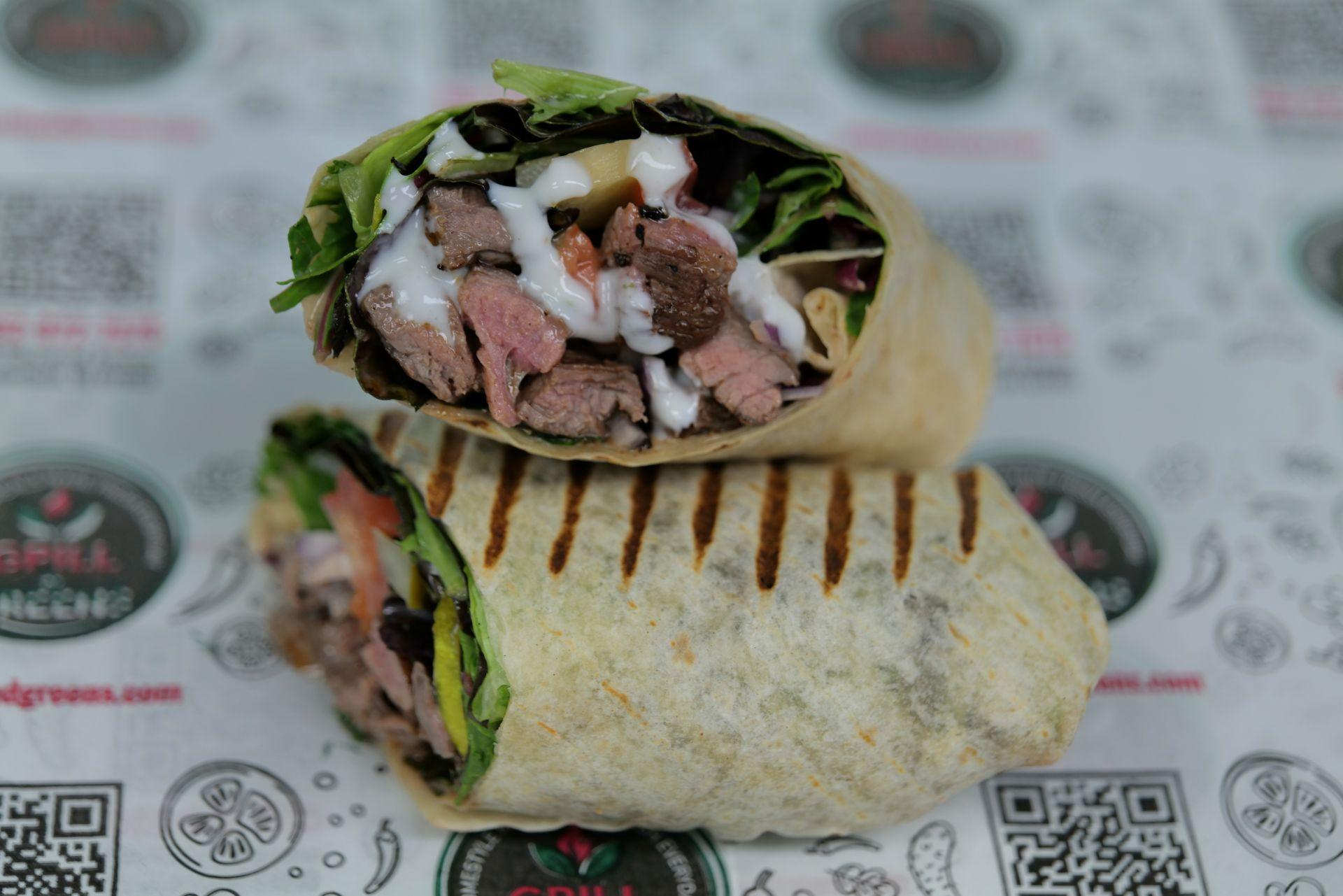 NY Strip Steak Wrap.