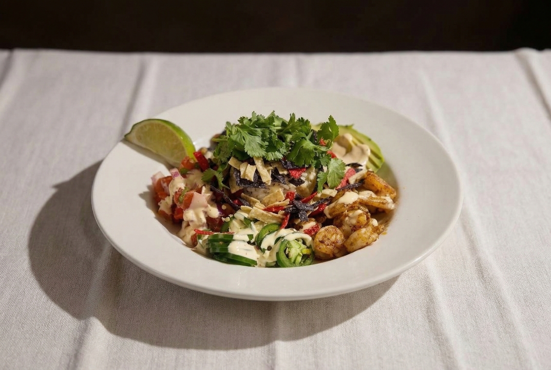 Shrimp Fajita Bowl.