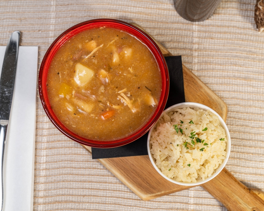 Island dumpling soup.