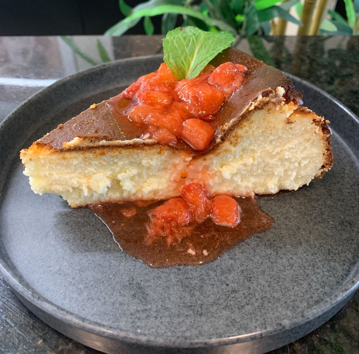 Basque Cheesecake (GF).