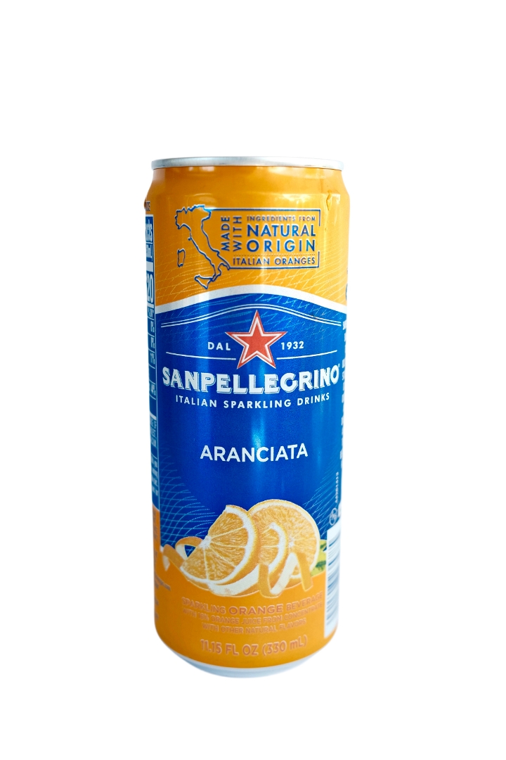 San Pellegrino Aranciata.