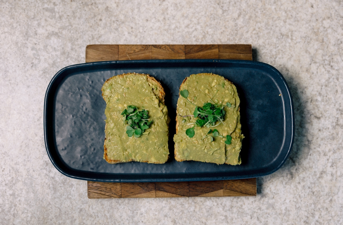 Double Plain Avocado Toast.