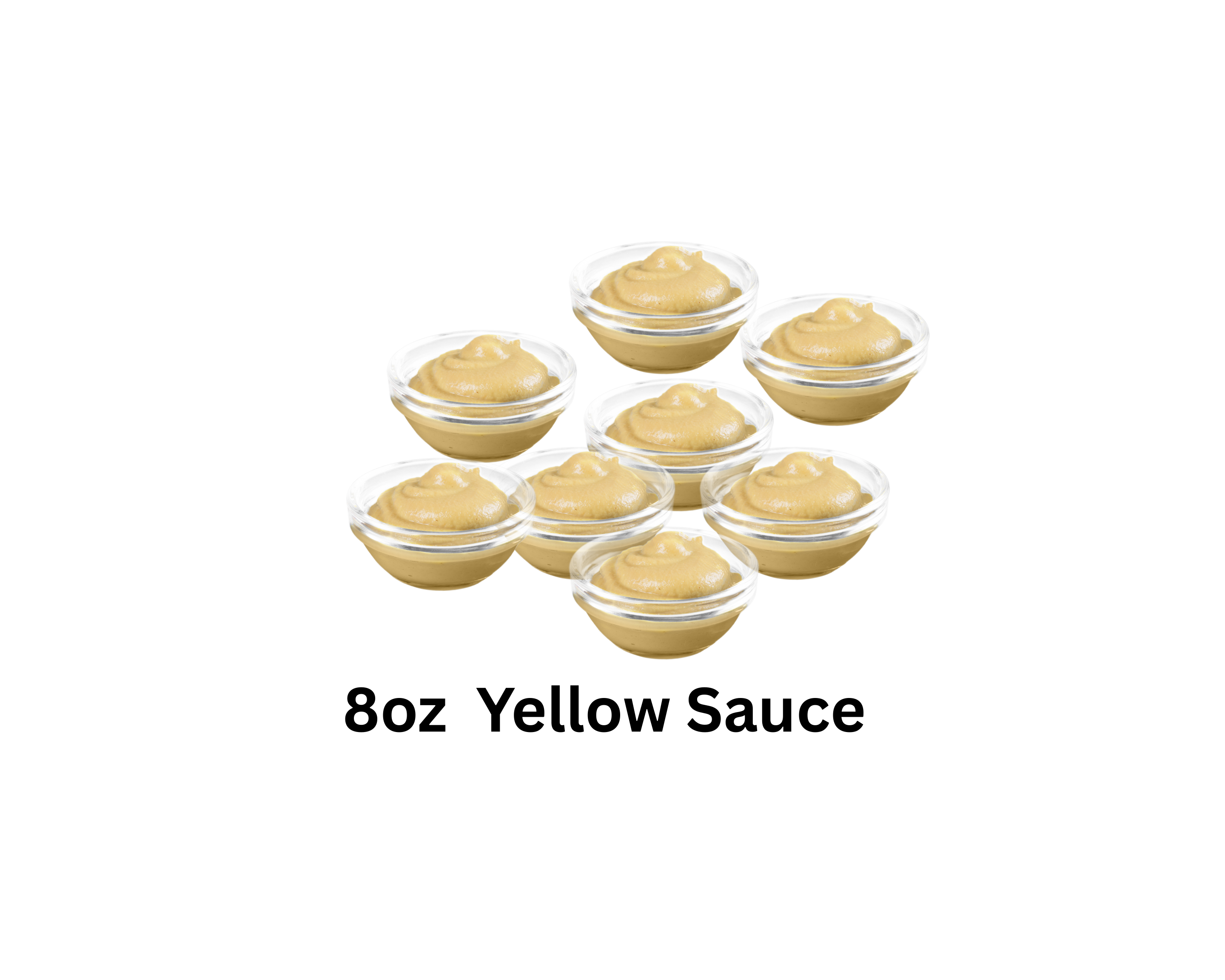 8oz Yellow Sauce.