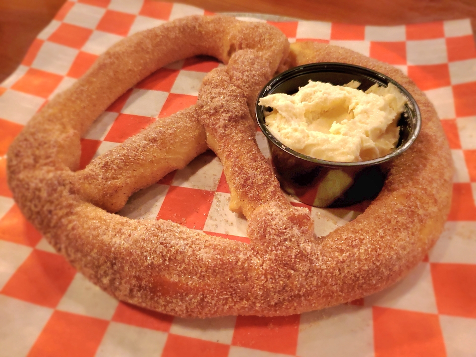 Cinnamon Sugar Pretzel.