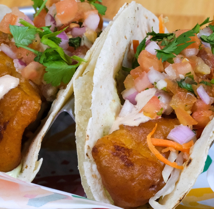 (2) Fried Mahi Mahi Taco (Mahi Mahi Frito).