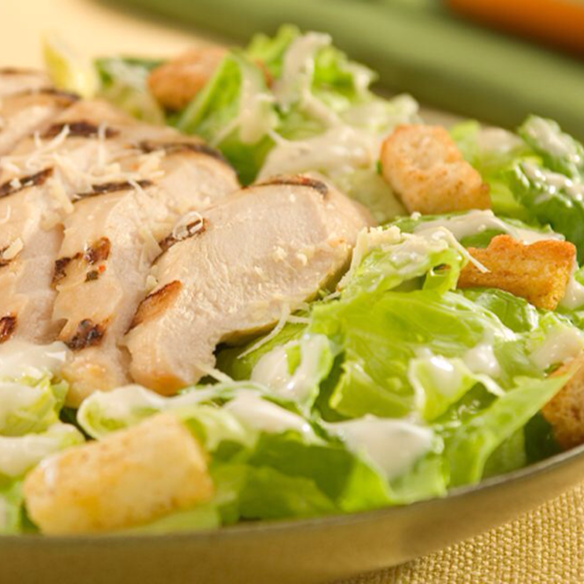 Caesar Salad with Chicken.