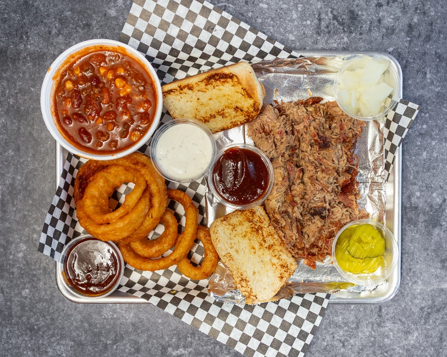 PULLED PORK PLATTER.