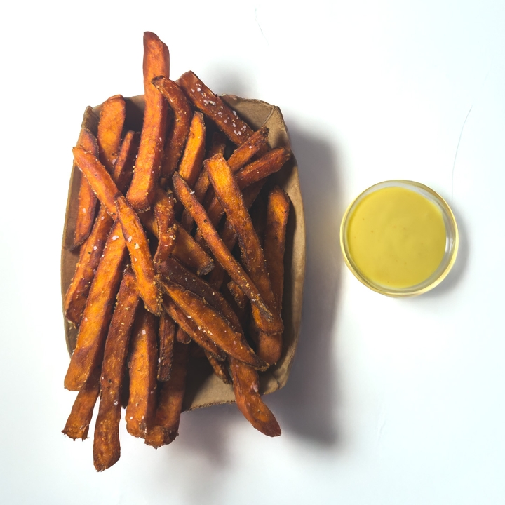 SWEET POTATO FRIES.