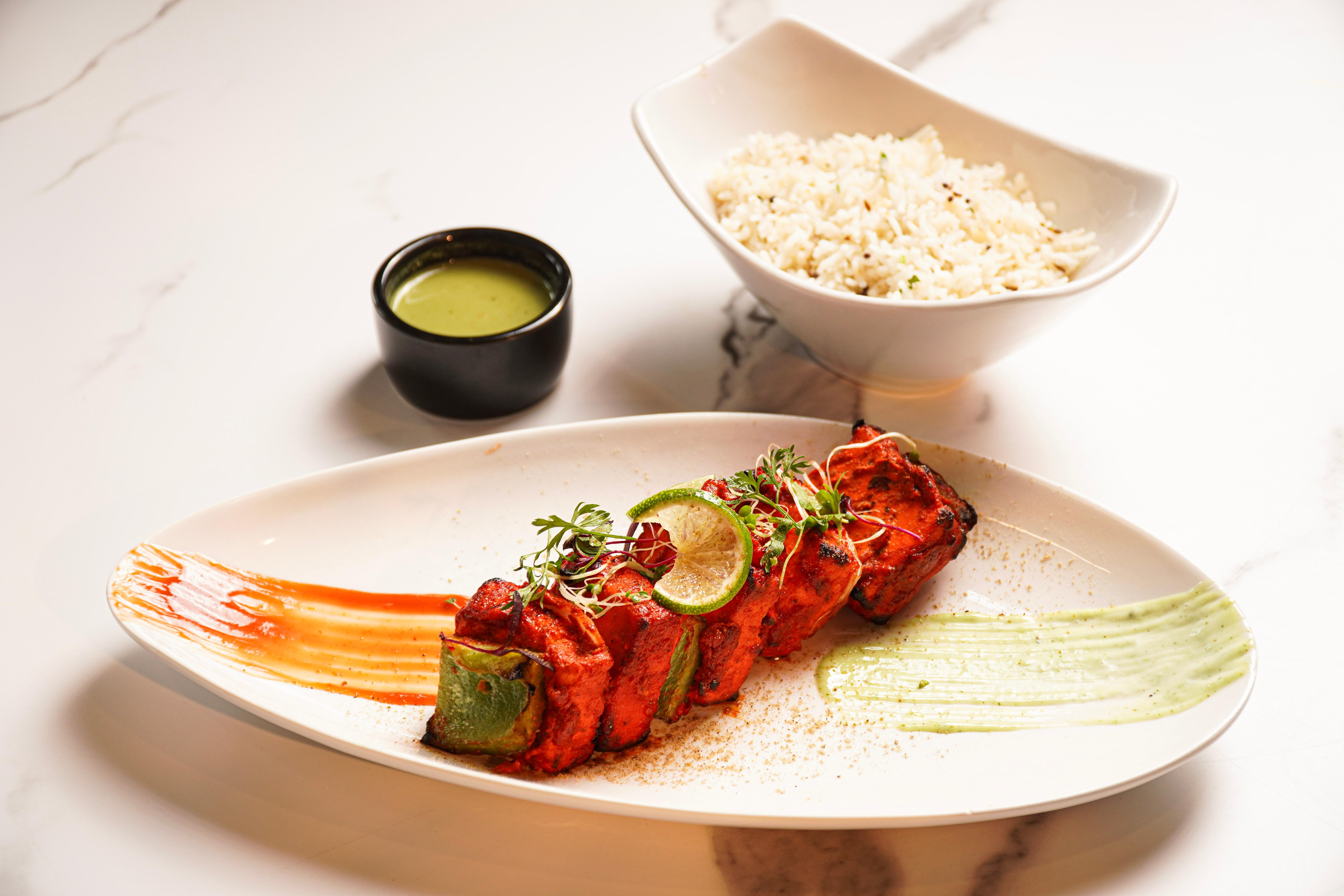 Tandoori Paneer Tikka.