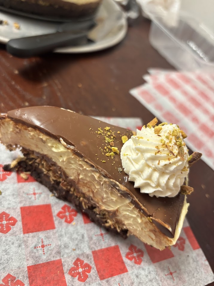 Dubai Chocolate Cheesecake.