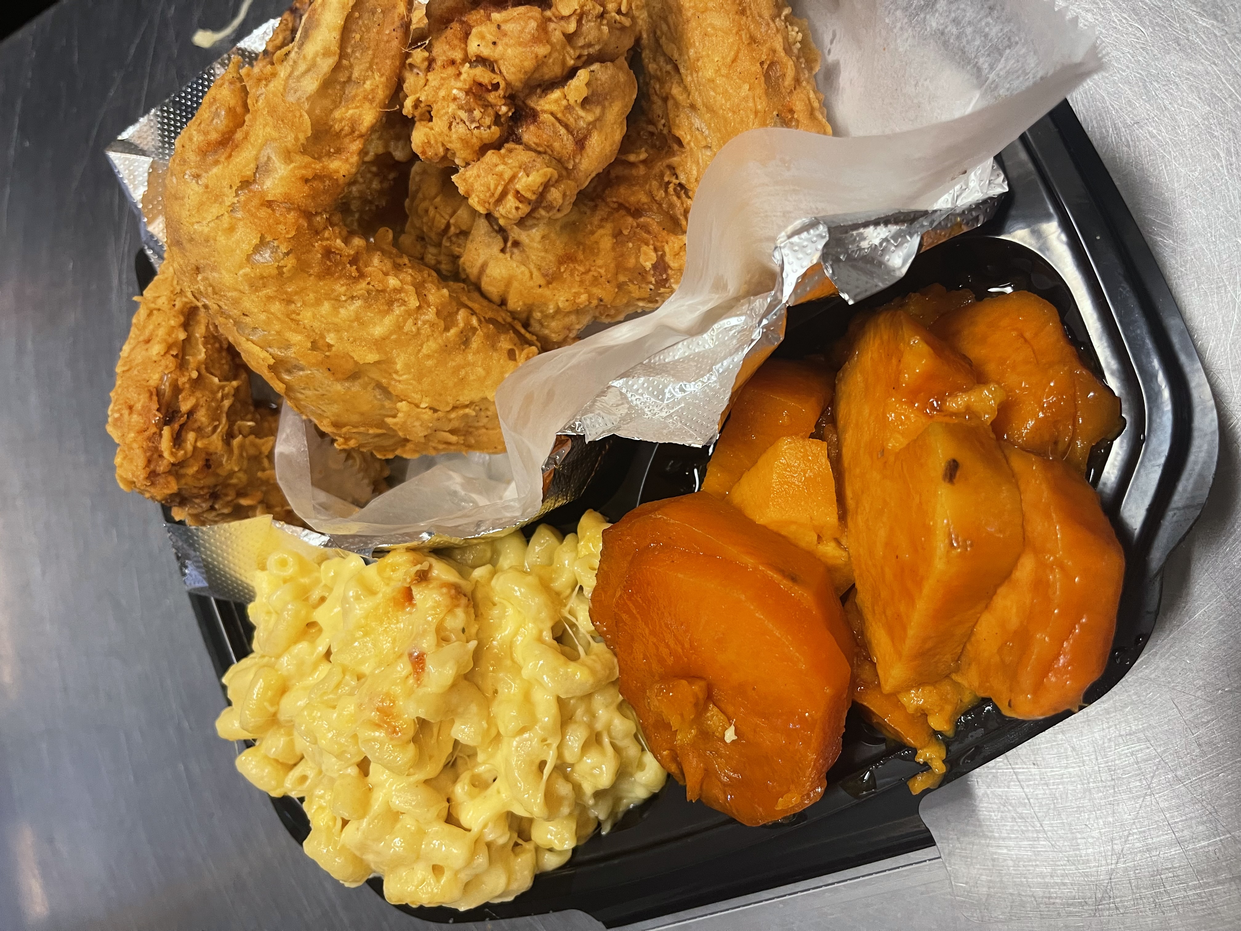 Whole Chicken Wings Dinner.