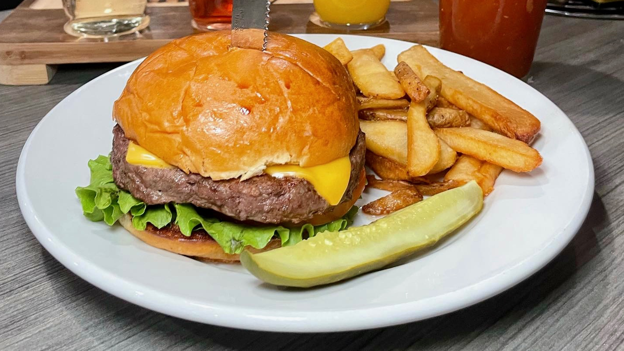 Jimmy's Famous Cheeseburger.