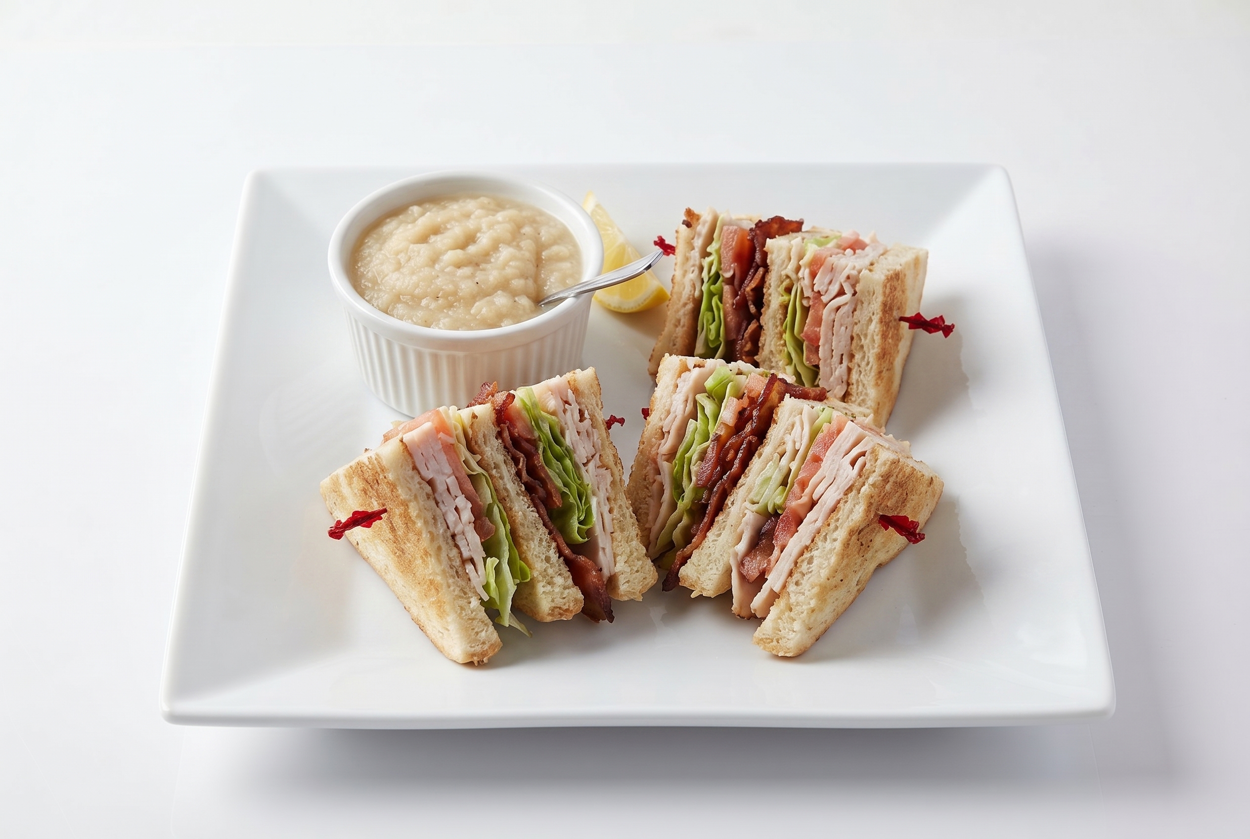 Turkey Club Sandwich.