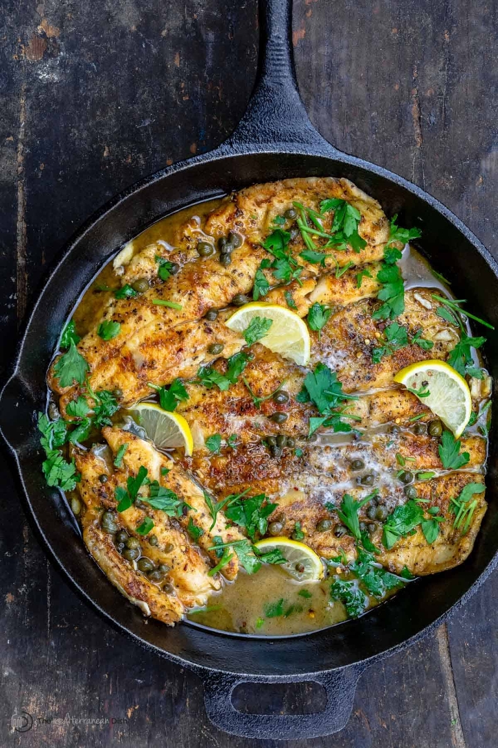 Grouper Piccatta.