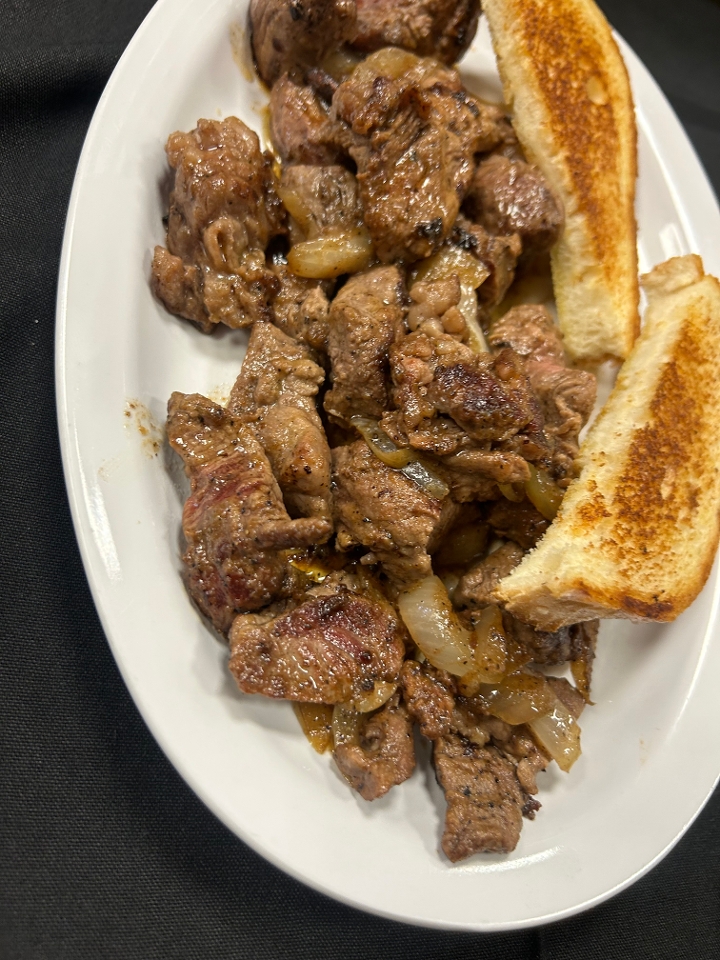 STEAK BITES ONLY.