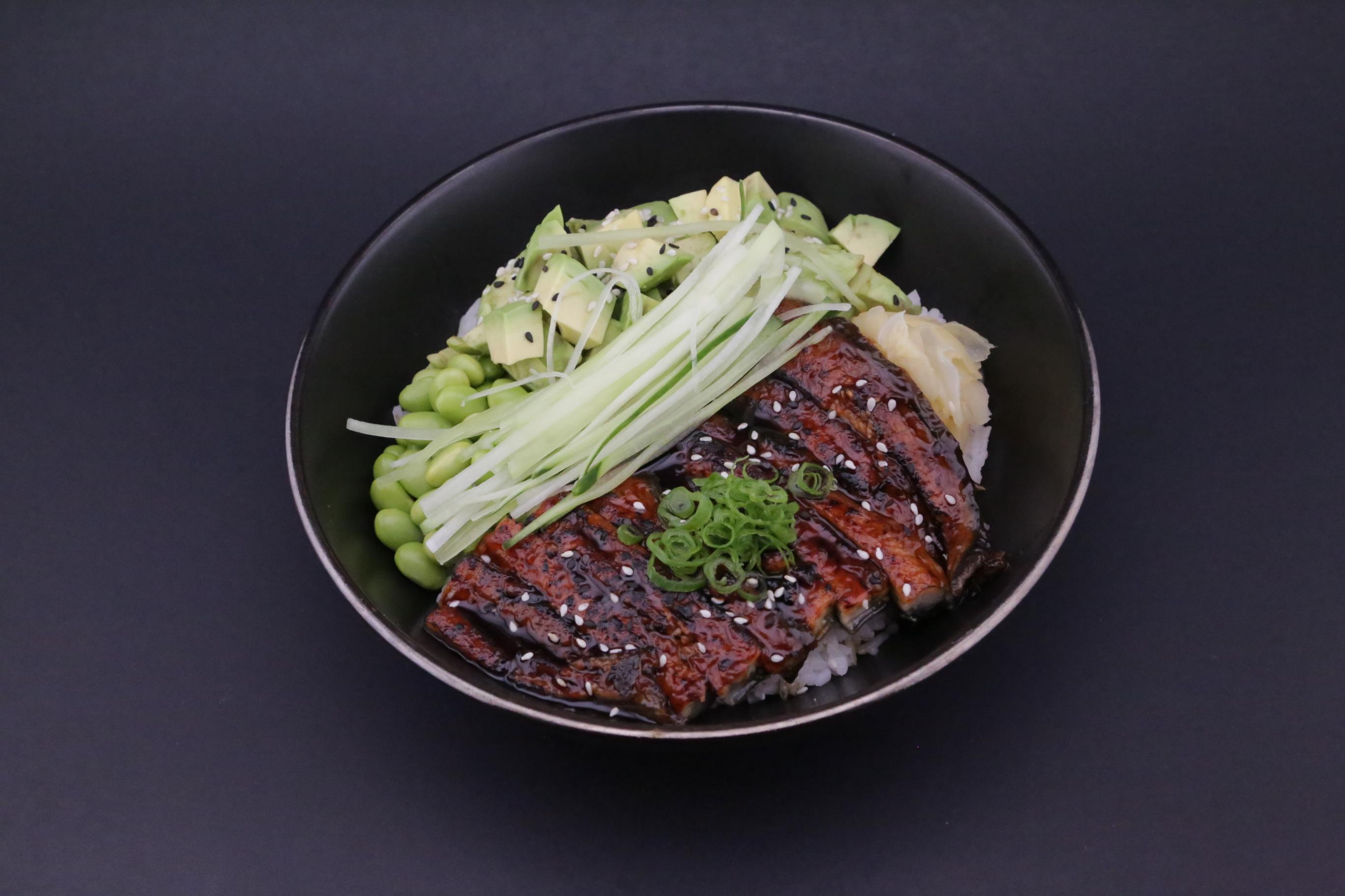 Unagi Poke Bowl.