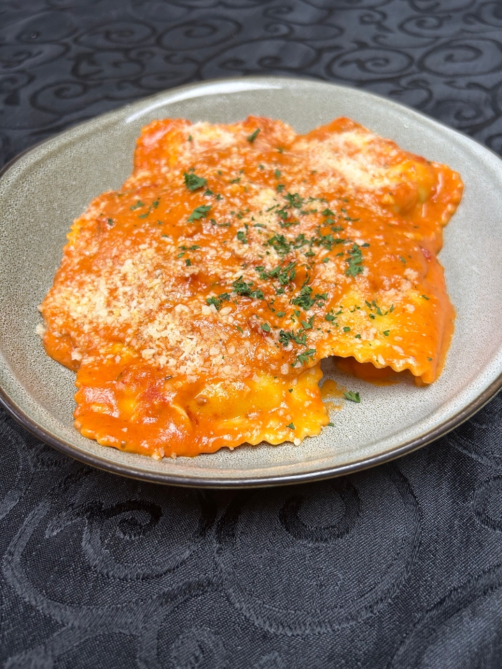 Goat Cheese Ravioli.