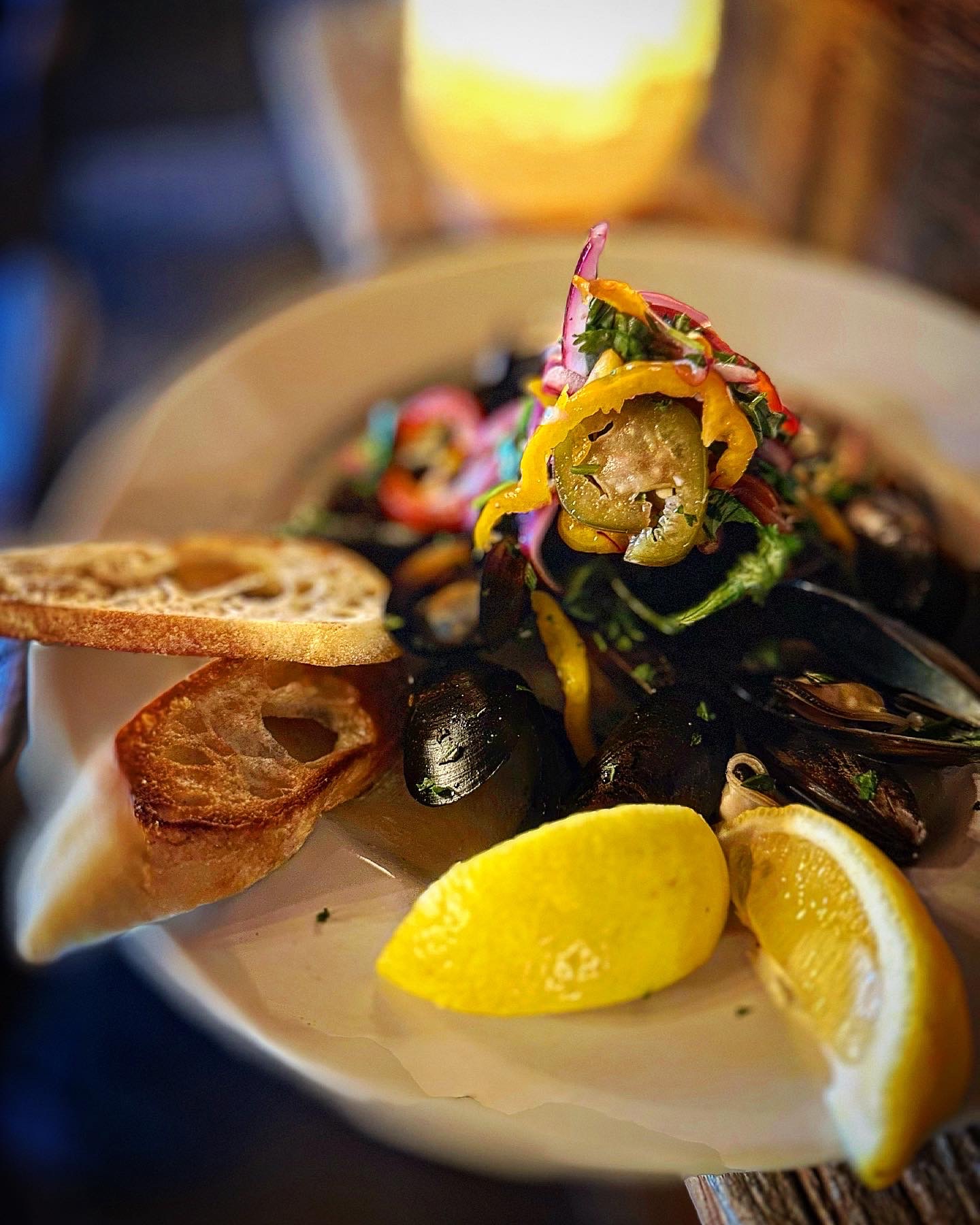 Mediterranean Mussels & Clams.