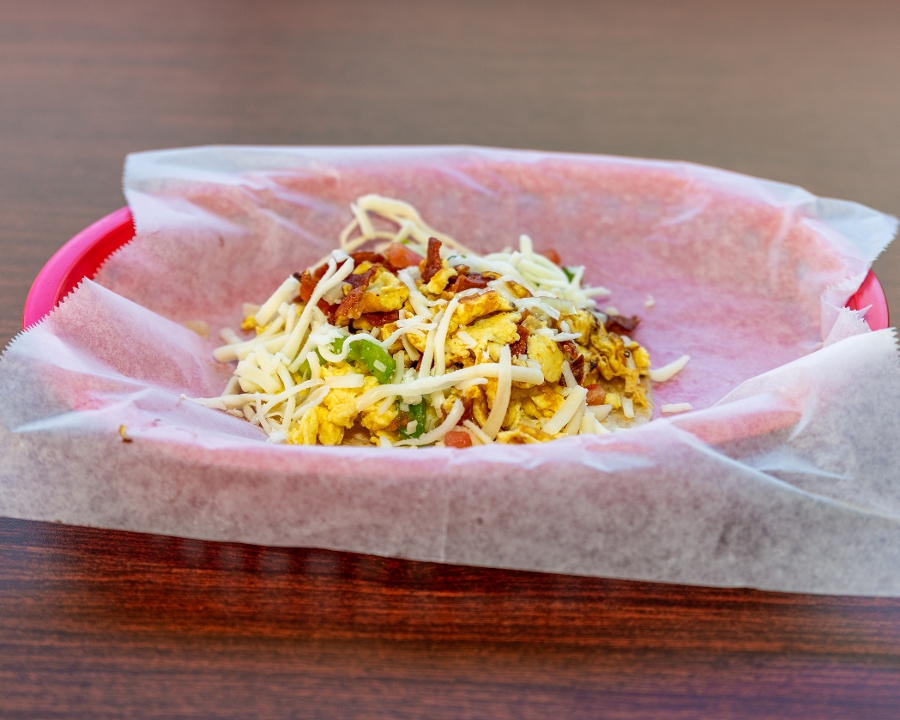 Egg & Chz Bacon Taco.